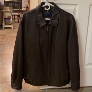 Brooks Brothers leather jacket (large)